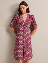 Julietta Trellis Print Dress