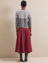 Love Lips intarsia crew neck Jumper