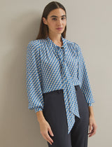 Matty Lips Print Silk shirt