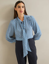 Matty Lips Print Silk shirt