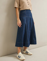 Fiona Denim Midi Skirt