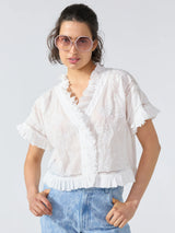 01115-August cotton Top-WHT