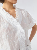 01115-August cotton Top-WHT