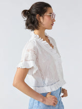 01115-August cotton Top-WHT