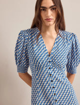 Julietta Lips Print Dress