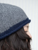 Hand Knit Beanie - Grey