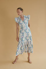 Allegra Lilac Trellis Dress