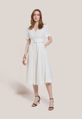 1697-Euphoria Deco poplin Dress