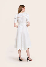 1697-Euphoria Deco poplin Dress