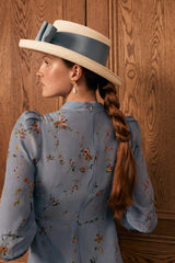 Gabriella Silk Tea Dress-Meadow Floral