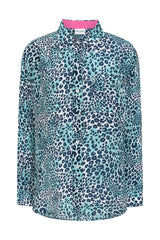 Goodwood-Ravello print Silk blouse-G