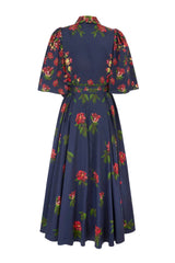 Harper print cotton dress