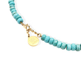 Iman Necklace pearl &Turquoise