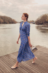 Jane Silk Tea Dress-Mini Blossom