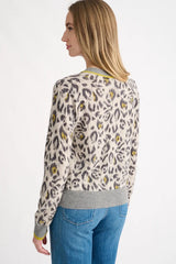 Animal Print Cardigan
