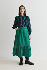 Montana babycord midi skirt