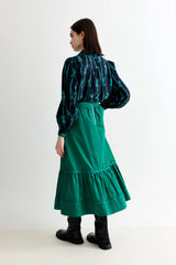 Montana babycord midi skirt