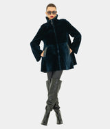 Reversible Short zip swing coat