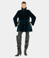 Reversible Short zip swing coat