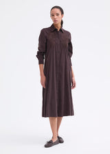Shirt Dress Chocolate Brown