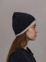 Hand Knit Beanie - Charcoal