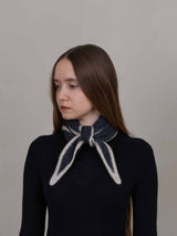 Austen Spindle neck tie-Charcoal