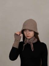 Bronte Spindle neck tie Mocha