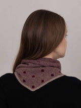 Mia Cashmere Triangle tie-Claret