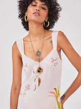 Palmera silk Slip Dress
