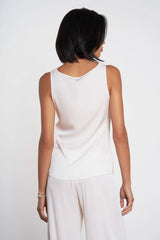 Paris cowl neck top-Nouvelle White