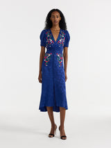Lea satin Poppy Dress