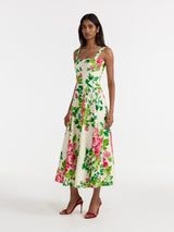 Sabrina Linen Blend Dress