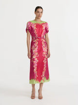 Gwen-C Dress in Raspberry Blossom