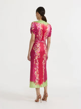 Gwen-C Dress in Raspberry Blossom