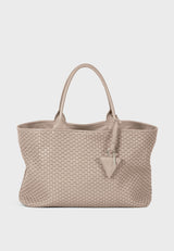 60 Woven Leather Shopper