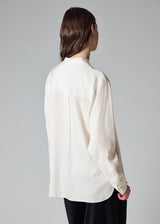 Womens Ivory Bow Blouse