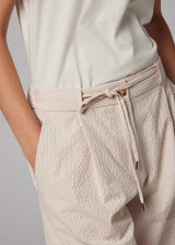 Stripe Seersucker Trousers