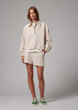 Stripe Seersucker Shorts