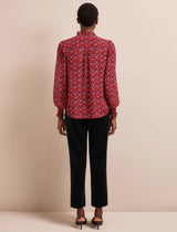 Stella carnation print V/Neck Shirt
