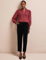 Stella carnation print V/Neck Shirt
