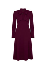Wallis Wool crepe fit & flare Dress