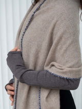 Weaver cashmere Scarf-Beige