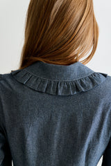 Zoya Zip Front Midi Dress