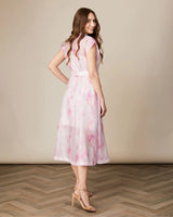 843B/71/L-Diaz Dress with self Belt-P