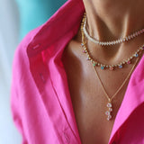 Crystal Navette Necklace - 63768
