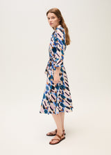 Belted cotton dress