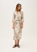 Silk Dress With Belt