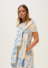 Printed sleeveless Dress