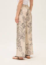 Silk Wide Trousers