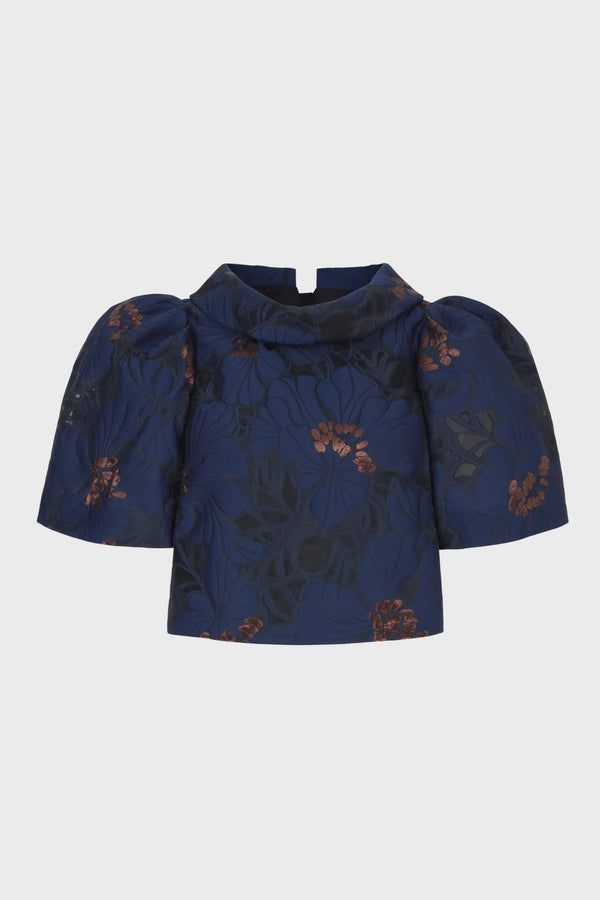 Clara floral filcoupe Top